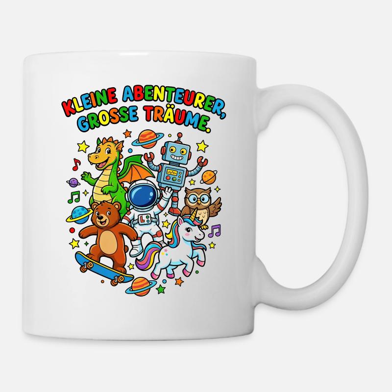 Kleine Abenteurer Große Träume - Tasse - Weiß