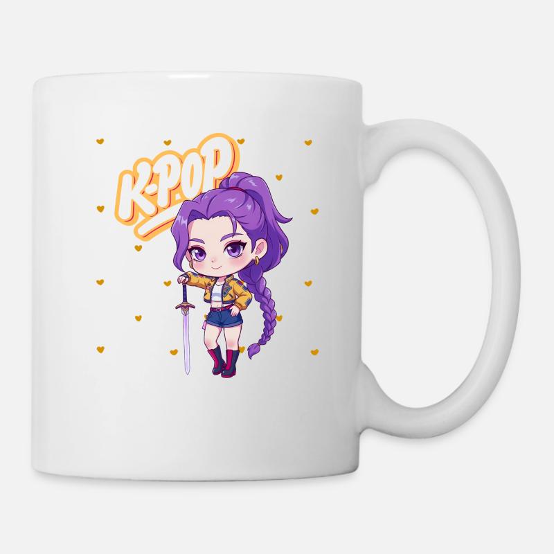Kpop Girl - Tasse - Weiß