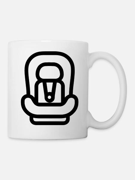 Kindersitz - Tasse - Weiß