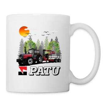 Patu forest machine tractor - Mug - white - Right