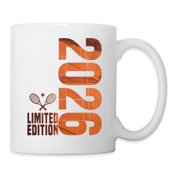 Tennis 2026, T-shirt, sweat à capuche et chaussettes en édition limitée - Mug blanc - blanc - Droite