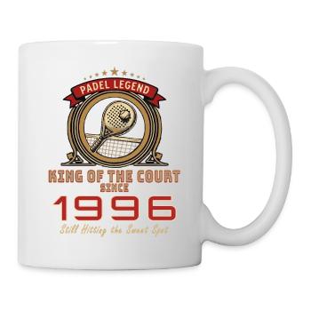 Padel Legend 1996, T-shirt d’anniversaire, sweat à capuche, Mug - Mug blanc - blanc - Droite
