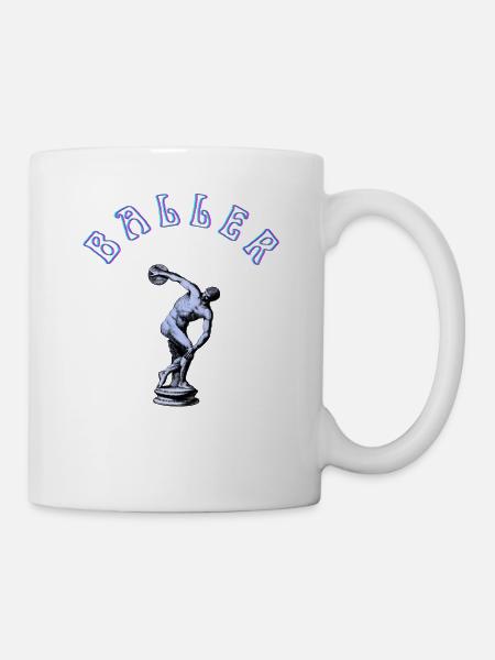 Baller Motif - Mug blanc - blanc