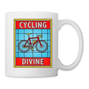 Stained Glass Bicycle Divine - Mug - white - Right