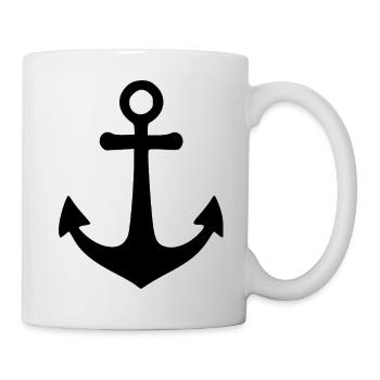 Maritime Anchor North Sea Baltic Sea Sailor Gift - Mug - white - Right
