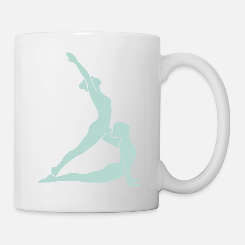 Yoga Silhouette - Mug - white