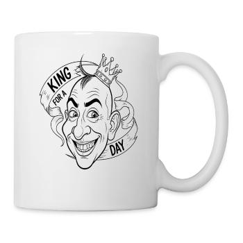King for a Day Grinning Monarch - Mug - white - Right
