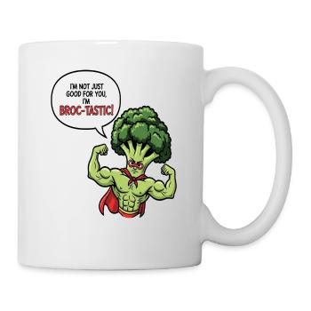 Broc-Tastic Veggie Hero - Mug - white - Right