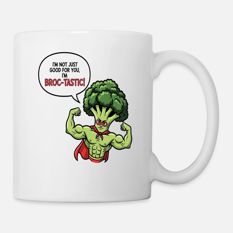 Broc-Tastic Veggie Hero - Mug blanc - blanc