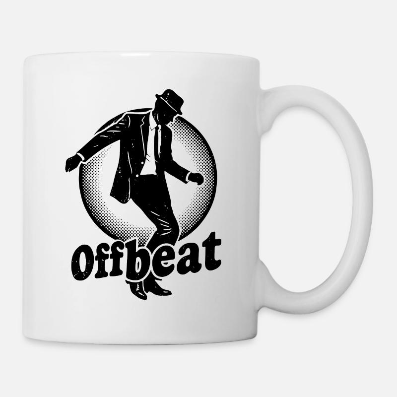 Offbeat in a suit - Mug - white