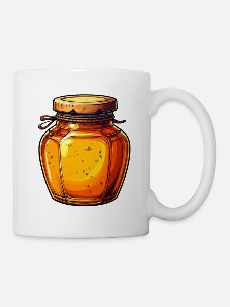 Honig - Tasse - Weiß