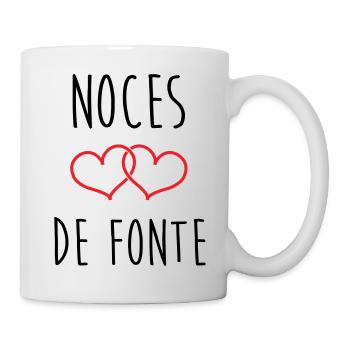 noces de Fonte 73 ans de mariage - Mug blanc - blanc - Droite
