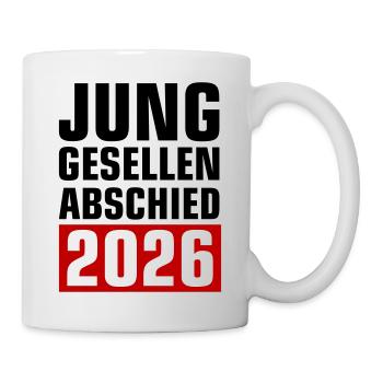 Junggesellenabschied 2026 - Tasse - Weiß - Rechts