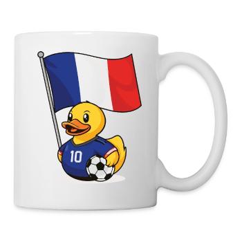 Maillot de football français pour les supporters - Mug blanc - blanc - Droite