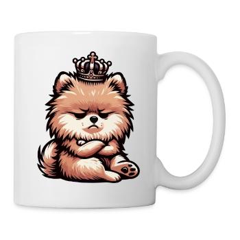 Zwergspitz Zwergspitze Spitzhund Zwergspitzhalter - Tasse - Weiß - Rechts