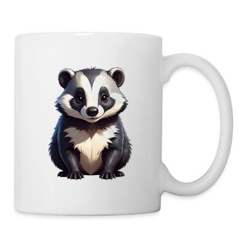 Dachs - Tasse - Weiß - Rechts