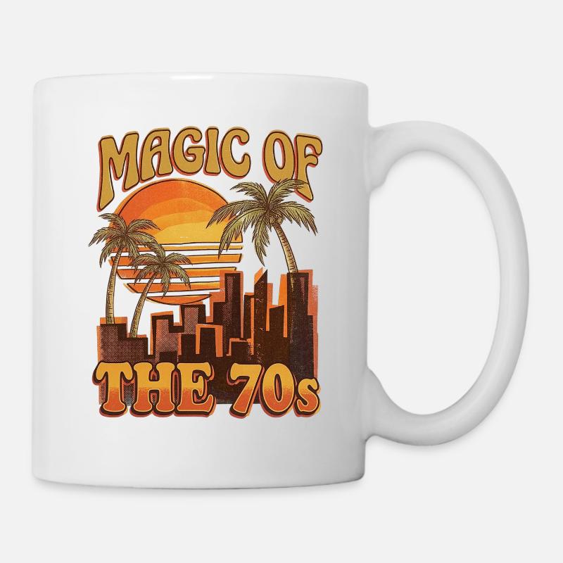 70s Love - Tasse - Weiß