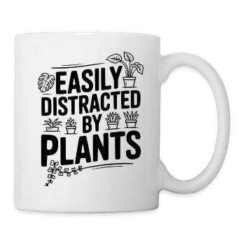 Easily Distracted by Plants - Mug - white - Right