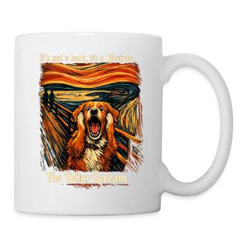Grand Cri : Retriever canard de Nouvelle-Écosse - Mug blanc - blanc - Droite