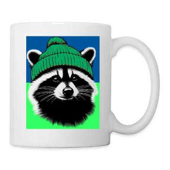 Raccoon - Mug - white - Right