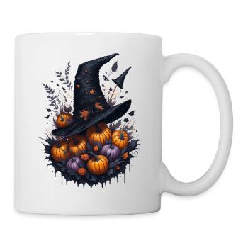 Witch Hat Pumpkin Autumn Magic - Mug - white - Right