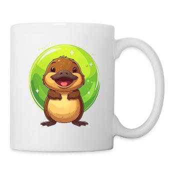 Schnabeltier - Tasse - Weiß - Rechts
