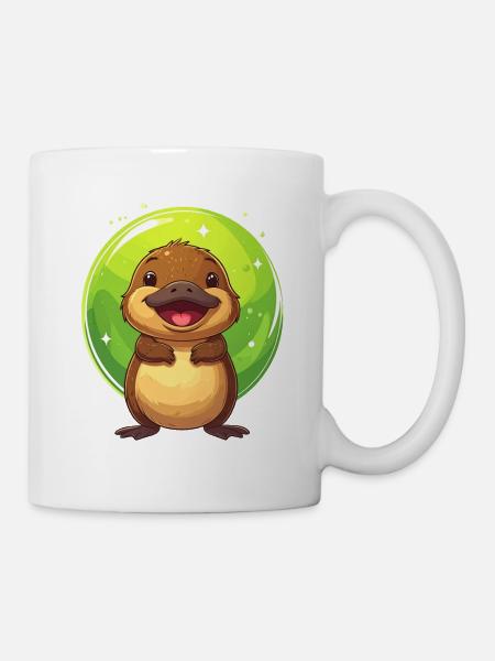 Schnabeltier - Tasse - Weiß