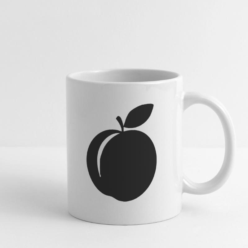Silhouette pêche – Douce conception estivale Mug blanc