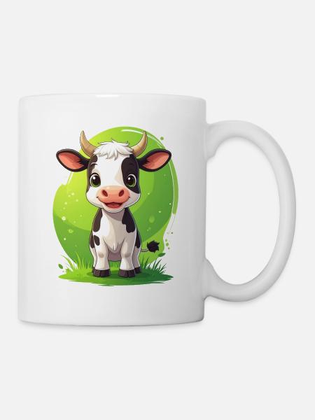 Niedliche Kuh - Tasse - Weiß