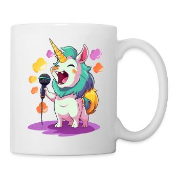 Singing Unicorn Stage Performer - Mug - white - Right