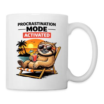 Aktivierte Sloth Beach Chill - Tasse - Weiß - Rechts