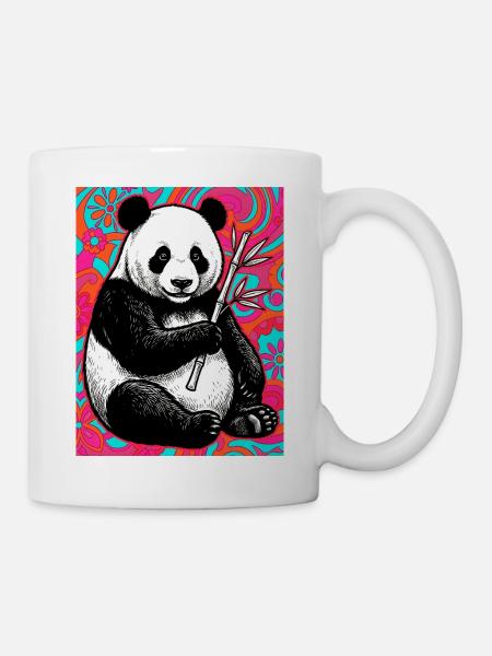 Panda - Tasse - Weiß