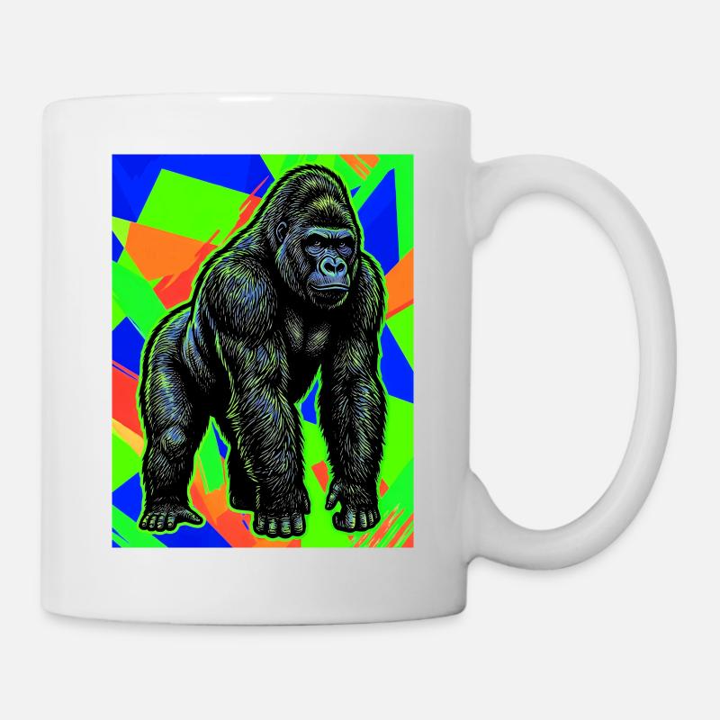 Gorilla - Tasse - Weiß