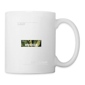 Decisions – Leaf Green Motif - Mug - white - Right