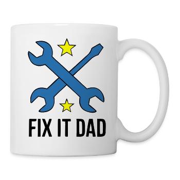 Fix It Dad Tool Crest - Mug - white - Right