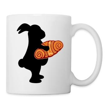 Easter Bunny Bunny Franzbrötchen - Mug - white - Right