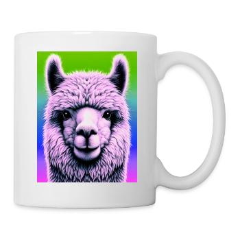Alpaka - Tasse - Weiß - Rechts