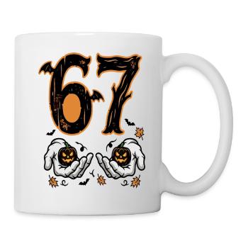 67 Halloween Hands Crest - Mug - white - Right