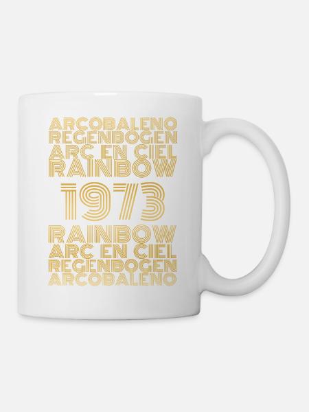 Rainbow 1973 - Tasse - Weiß
