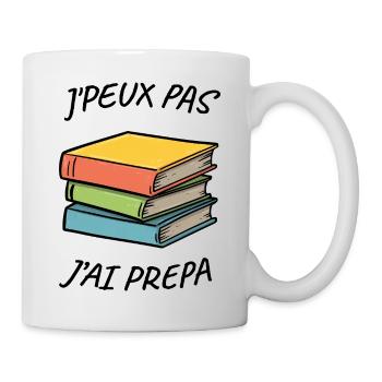 J'peux pas j'ai prépa - Mug blanc - blanc - Droite