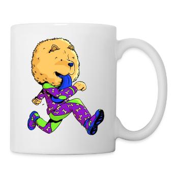 Chow-Chow-Runner - Tasse - Weiß - Rechts