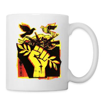 Pacifistes Paix Paix - Mug blanc - blanc - Droite
