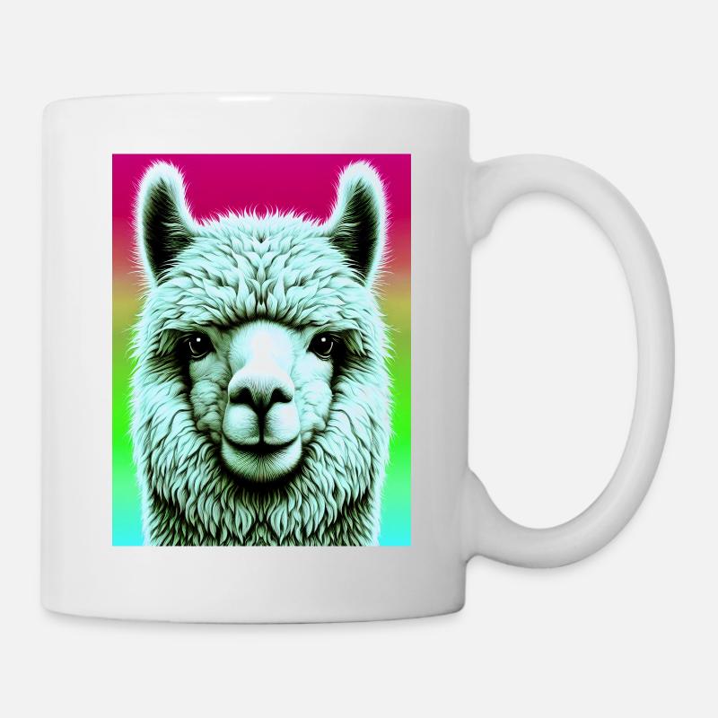 Alpaga - Mug blanc - blanc