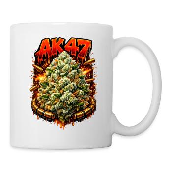 Impression artistique AK47weed Strain - Mug blanc - blanc - Droite