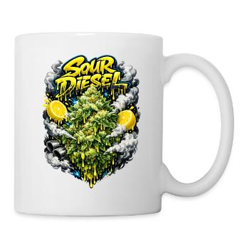 Typographie de la souche diesel acide Imprimé - Mug blanc - blanc - Droite