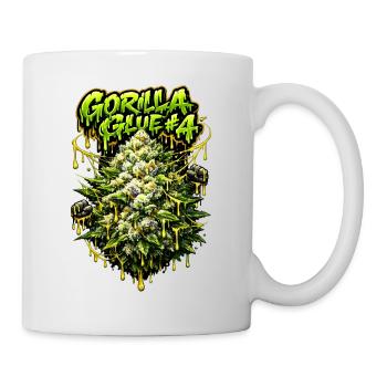 Gorilla Glue #4 Graffiti Bud Print - Mug blanc - blanc - Droite