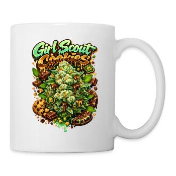 Grillettes de cookies des Girl Scouts - Mug blanc - blanc - Droite