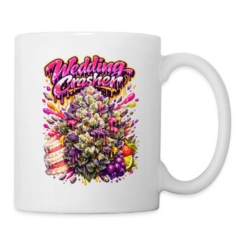 Graffiti Wedding Crasher Gravure d’art - Mug blanc - blanc - Droite