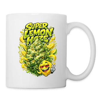 Super Lemon Haze Graffiti Art Print - Mug blanc - blanc - Droite