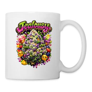 Jalousie Graffiti Art Print - Mug blanc - blanc - Droite